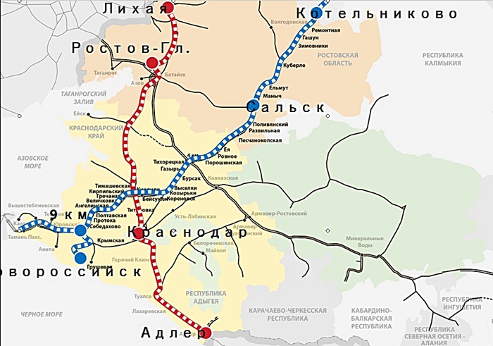 Схема движения поездов россия